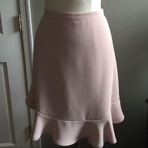 J. Crew fit and flare skirt, Blush